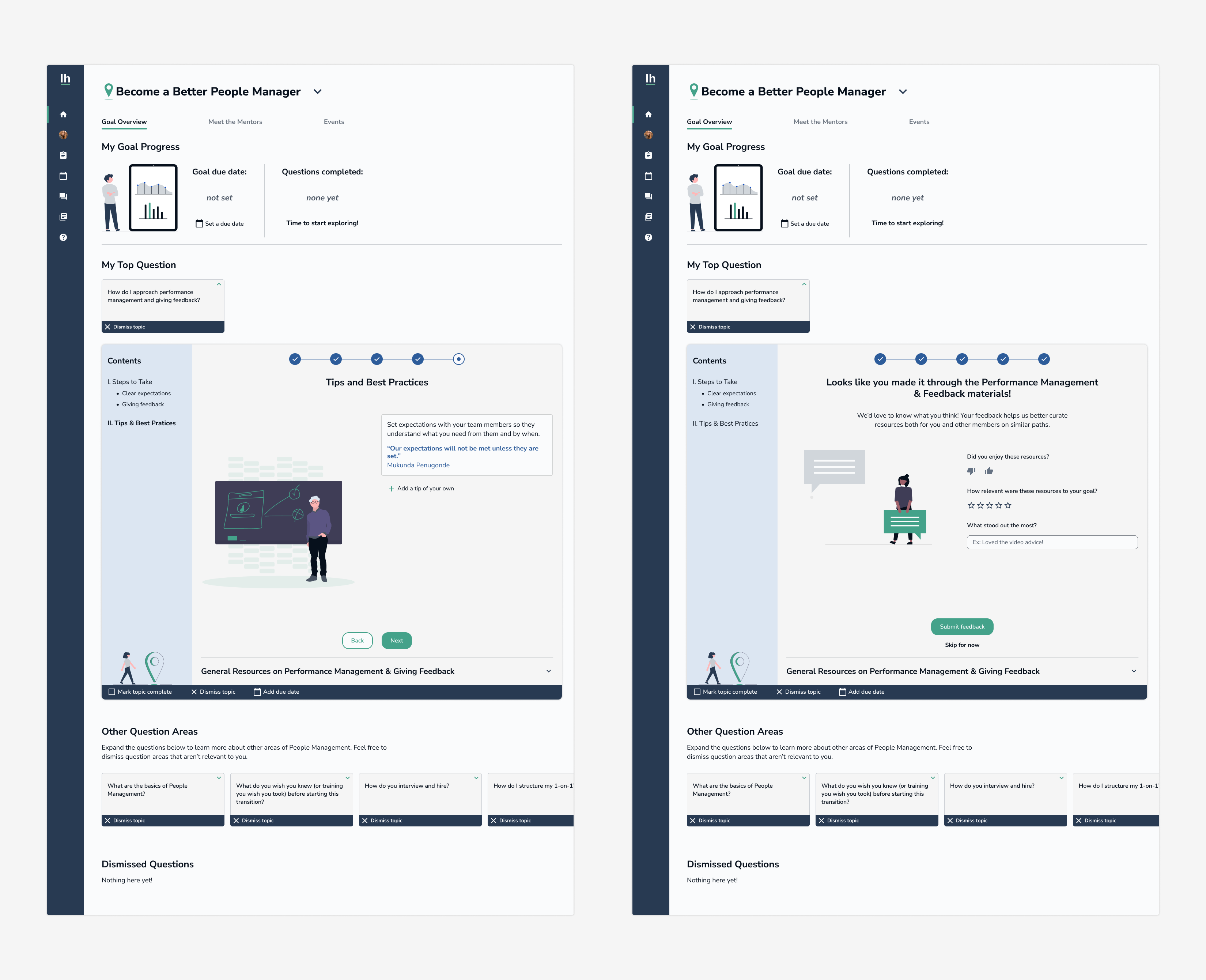People Manager dashboard v2